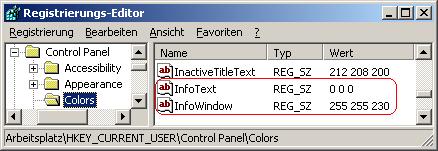 InfoWindow, InfoText