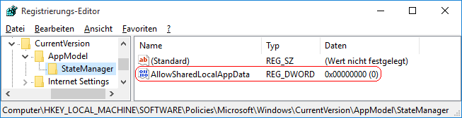 AllowSharedLocalAppData