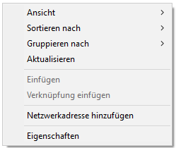 Kontextmenü "Dieser PC"