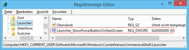 Launcher_ShowPowerButtonOnStartScreen