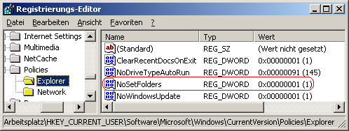 NoSetFolders