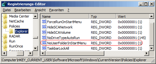 NoUserFolderInStartMenu