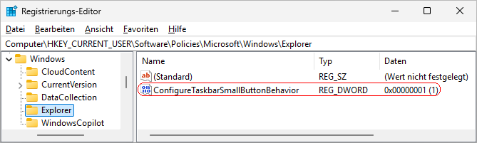 ConfigureTaskbarSmallButtonBehavior