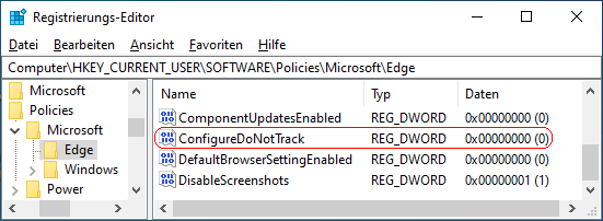 ConfigureDoNotTrack