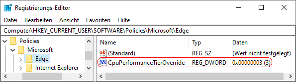 CpuPerformanceTierOverride
