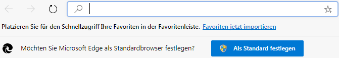 Microsoft Edge als Standardbrowser festlegen