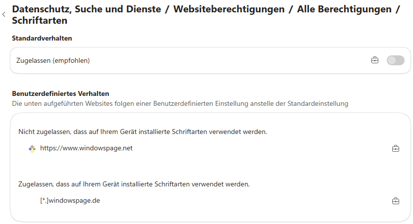 Schriftarten