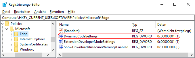 DynamicCodeSettings