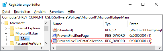 PreventLiveTileDataCollection