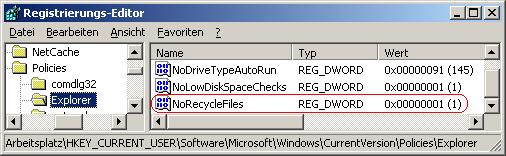 NoRecycleFiles