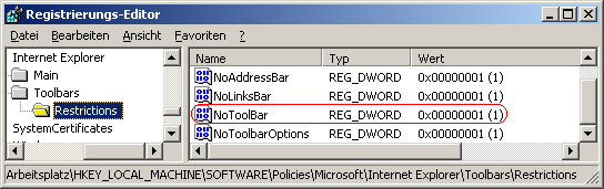 NoToolBar