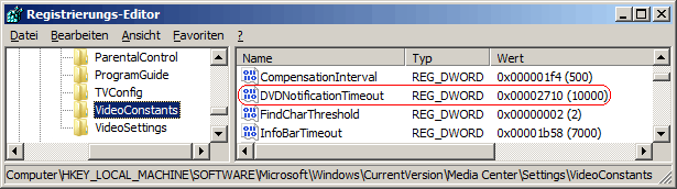 DVDNotificationTimeout