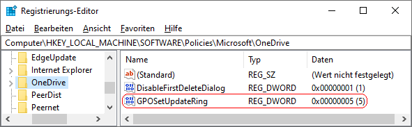 GPOSetUpdateRing