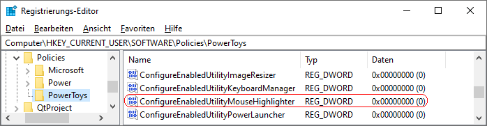 ConfigureEnabledUtilityMouseHighlighter