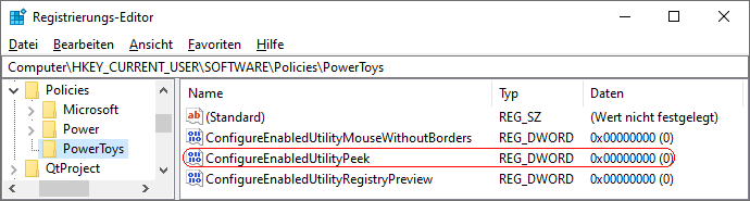 ConfigureEnabledUtilityPeek