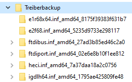 Treiberbackup