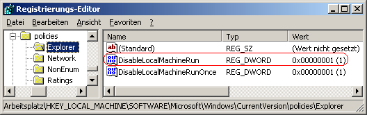 DisableLocalMachineRun