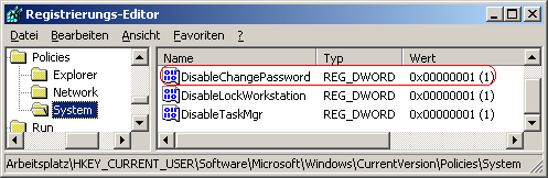 DisableChangePassword