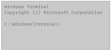 Windows Terminal