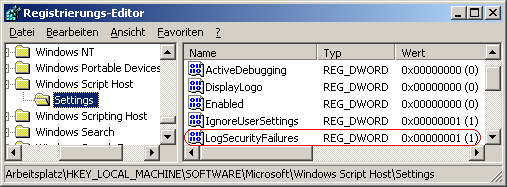 LogSecurityFailures