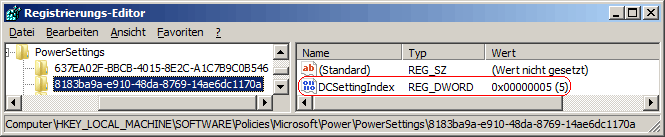 DCSettingIndex