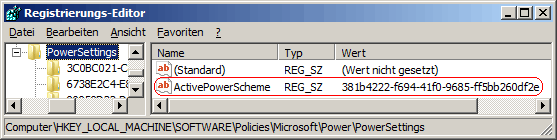 ActivePowerScheme