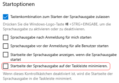 Sprachausgabe