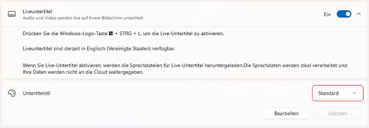 Untertitelstil