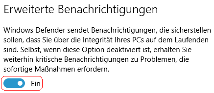 Erweiterte Benachrichtigungen