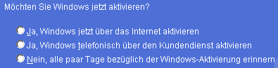 Windows-Aktivierung