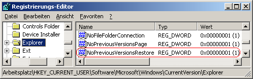 NoPreviousVersionsRestore